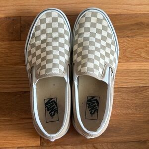 Checkered Vans - Women’s Size 9
